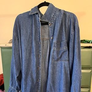 Denim Button Down 1x